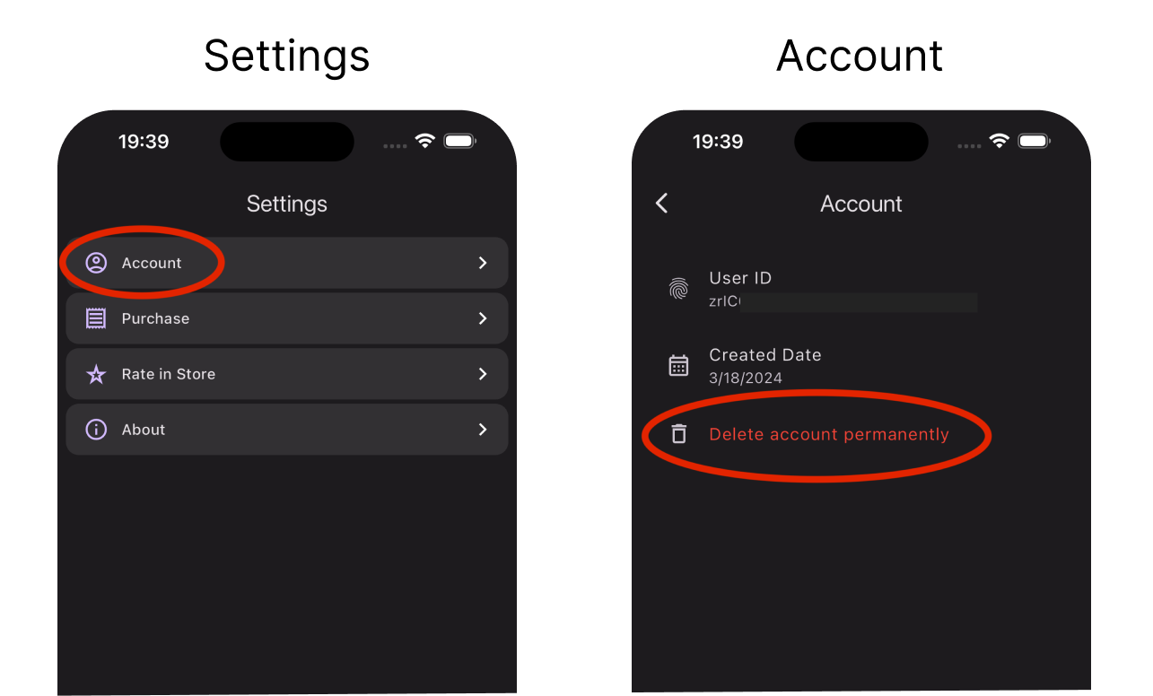 How to delete you account on Narraud